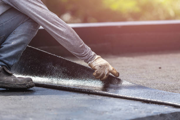 Professional Emergency Waterproofing technician working in Englewood Cliffs, NJ